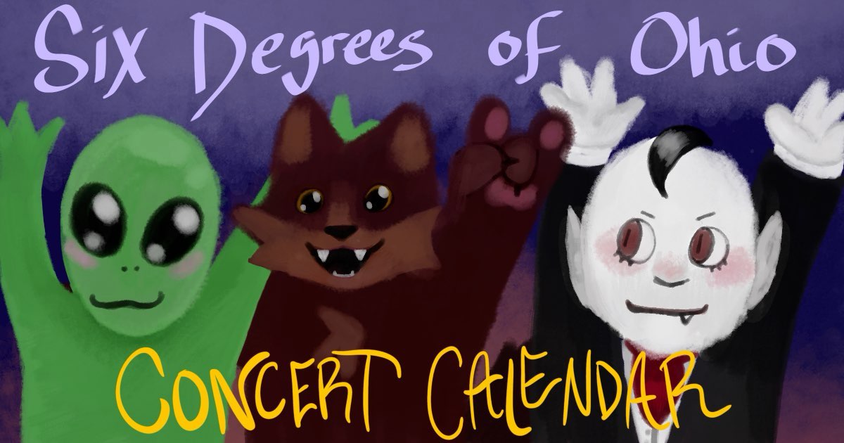 Concert Calendar Header